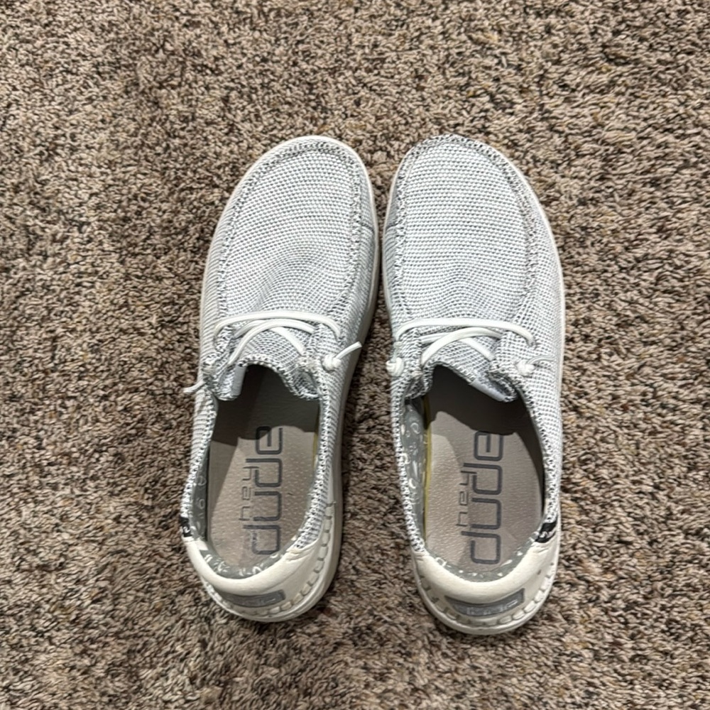 Gray and white Hey dudes